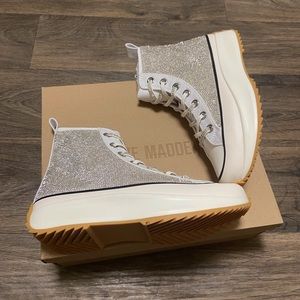 Steve Madden rhinestone sneakers